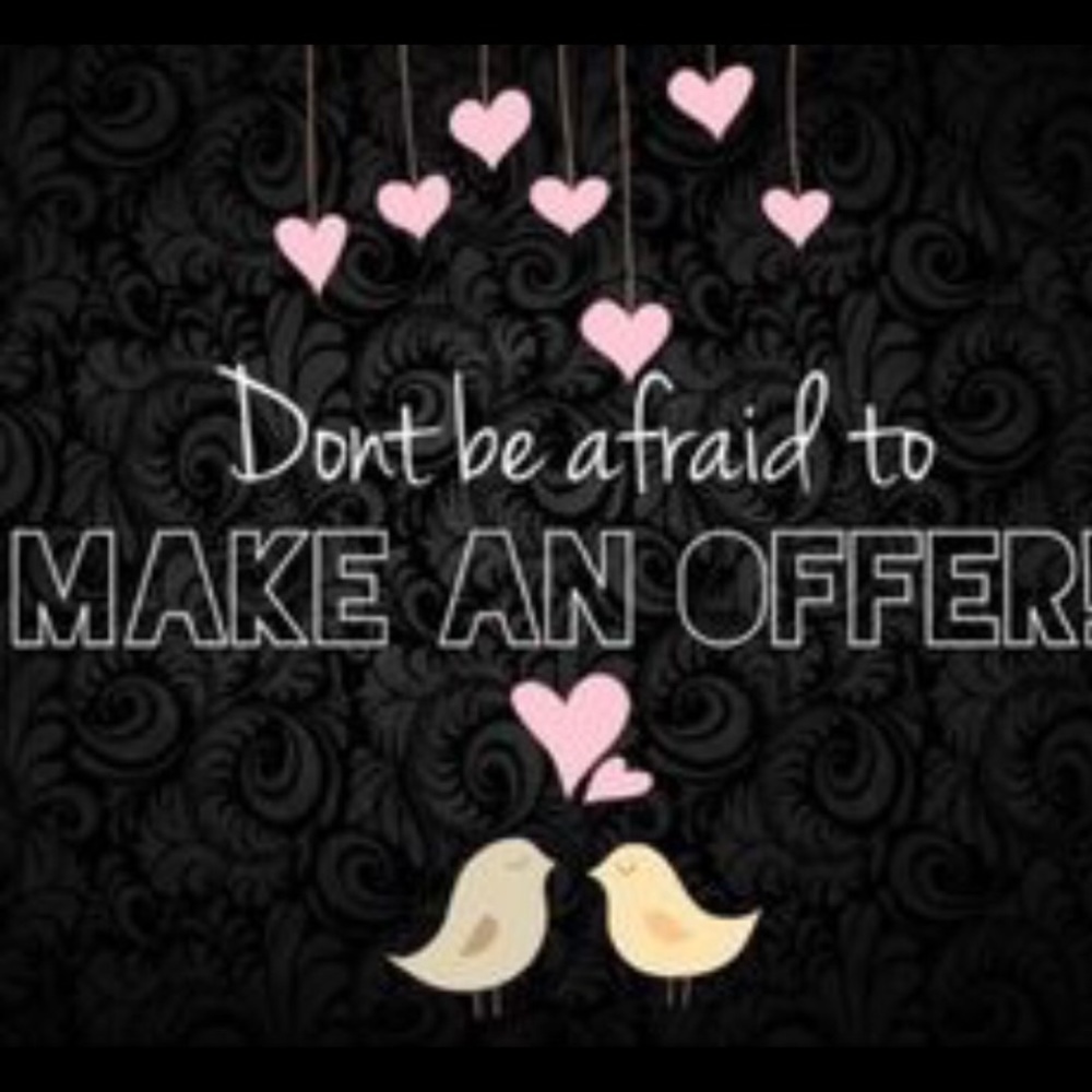 Reasonable offers accepted!